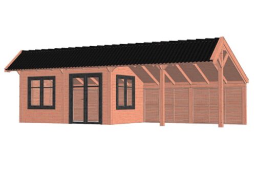 Kapschuur De Heerd 980x425 cm - Combinatie 1