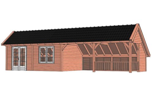 Kapschuur De Hoeve XL 1217x440 cm - Combinatie 1