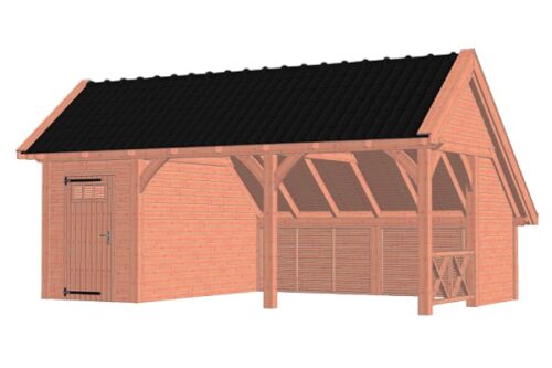 Kapschuur De Hoeve XL 710x440 cm - Combinatie 1