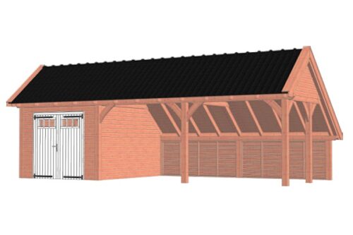 Kapschuur De Hoeve XL 926x440 cm - Combinatie 1