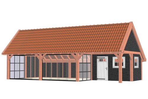Kapschuur De Hofstee XXL 1145x595 cm - Combinatie 1
