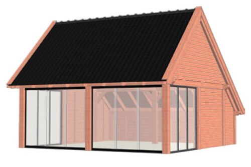 Kapschuur De Hofstee XXL 655x720 cm - Combinatie 1