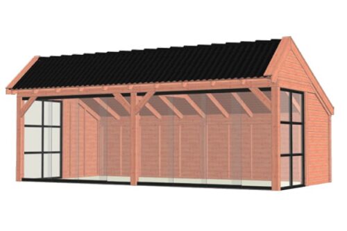 Kapschuur De Stee 730x425 cm - Combinatie 1