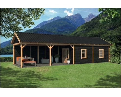 Lariks/Douglas Overkapping Hamar XL type 11 1303x445 cm