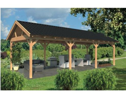 Lariks/Douglas Overkapping Hamar XL type 5 990x445cm