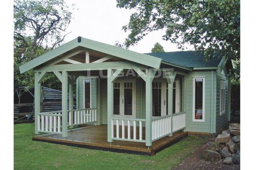 Lugarde Blokhut Daniëlle (met overkapping) - 600x800 cm