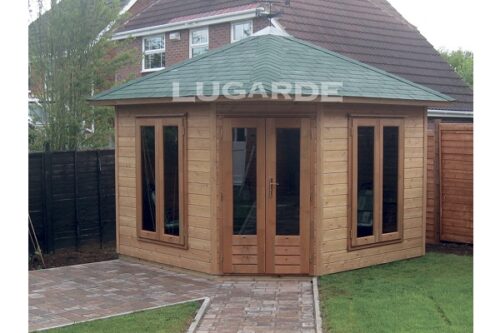 Lugarde Blokhut 5-Hoek Prima Abby - 300x300 cm