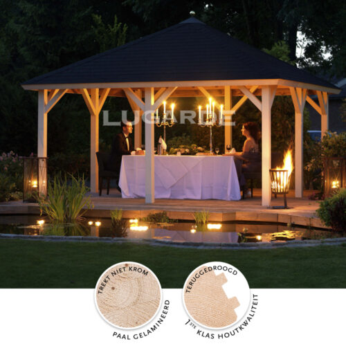 Vrijstaande Veranda Lucy VV22 - 360x360 cm