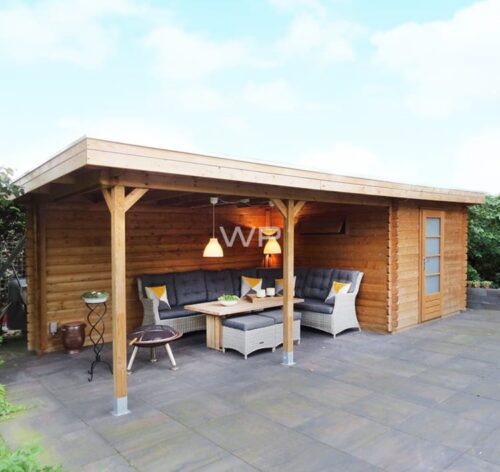 Blokhut/Tuinhuis Ochten 700x300 cm