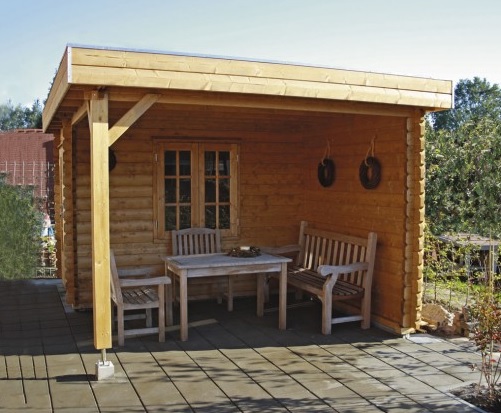 Lugarde Blokhut Oslo 44mm 250x450 cm