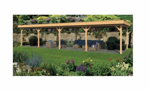 Lariks/Douglas Overkapping Oslo XL type 9 1303x430 cm