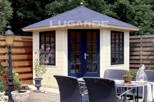 Lugarde Blokhut 5-Hoek Prima Feline P58 - 240x240 cm