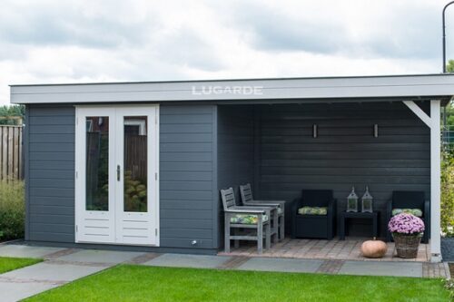 Lugarde Tuinhuis Prima Imke PR11 (met overkapping) - 600x240 cm