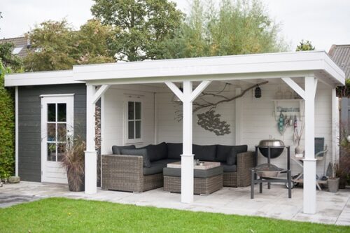 Tuinhuis Prima Jans PR26 (met overkapping) - 300x660 cm