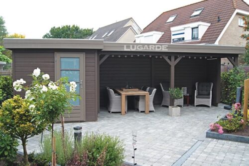 Tuinhuis Prima Jilou (met overkapping) PR34 - 780x300 cm