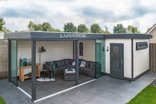 Tuinhuis Prima Juno (met overkapping) PR49 - 780x300 cm