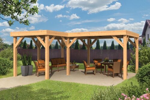 Doe-het-zelf (DHZ) Prieel Beerze 620x520 cm