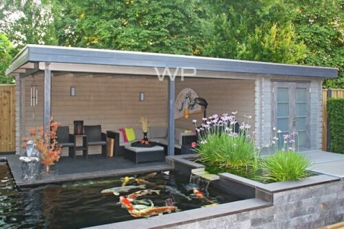 Blokhut/Tuinhuis Sibbe 700x350 cm