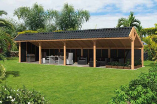 Lariks/Douglas Kapschuur Bergen XL type 10 1302x452 cm