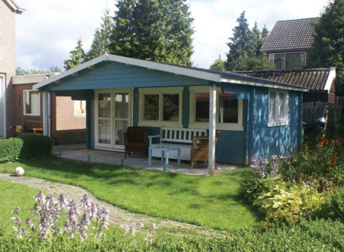 Blokhut Torsten 595x400 cm + luifel 200 cm