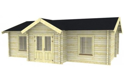 Tuinlodge 880x580cm + 294x100 cm 70mm