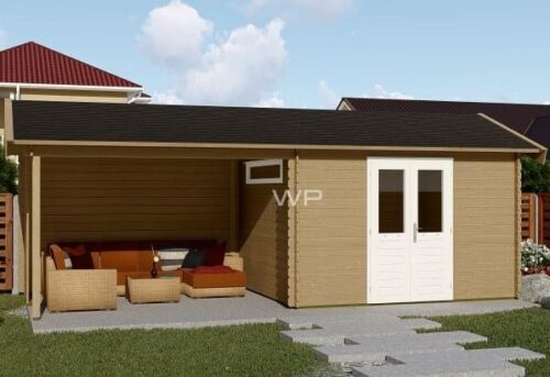 Woodpro Blokhut/Tuinhuis Voske 700x300 cm