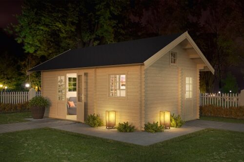 Blokhut Caroline 595x410 cm