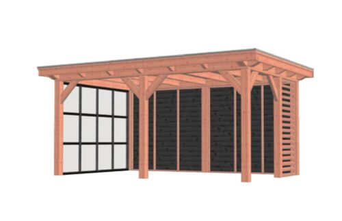 Buitenverblijf Florence 545x360 cm - Plat dak - Combinatie 1