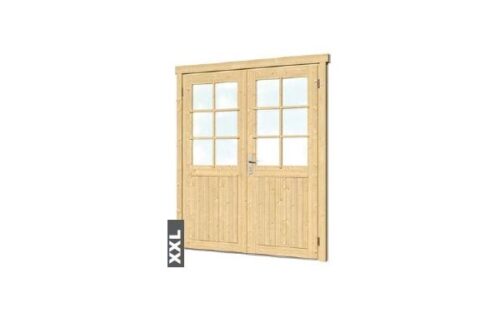 Extra hoge en brede deur B174xH209 cm Rechtsdraaiend