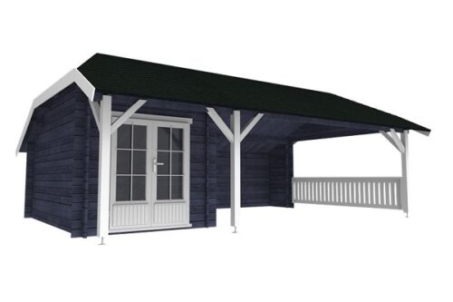 Wolfskapschuur WKS11 645x535 cm inclusief berging