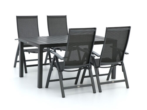 Bellagio Elegance/Fidenza 160cm dining tuinset 5-delig verstelbaar - Laagste prijsgarantie!