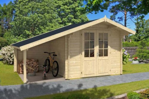 Tuinhuis model anna-44 iso met zijdak