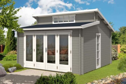Tuinhuis lausitz-40 iso met vouwdeur