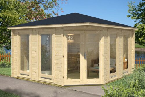 5-hoekig saunagebouwhuis sandor-70