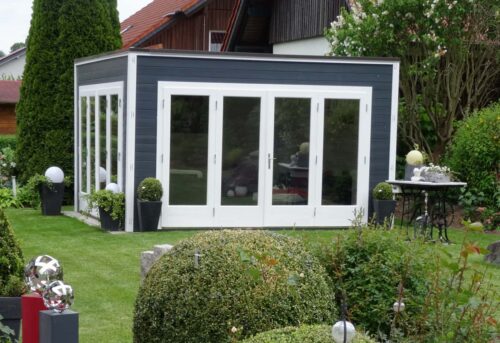 Ontwerp tuinhuis cubus-wave 44 iso