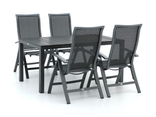 Bellagio Lugo/Fidenza 160cm dining tuinset 5-delig verstelbaar - Laagste prijsgarantie!
