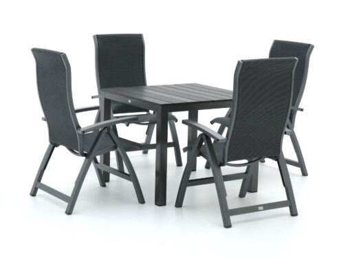 Bellagio Fermo/Fidenza 90cm dining tuinset 5-delig verstelbaar - Laagste prijsgarantie!