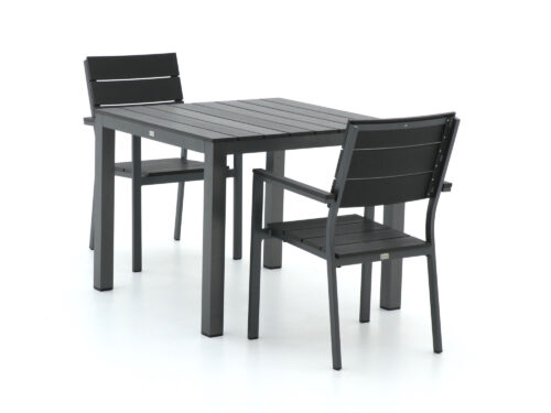 Bellagio Bravo/Fidenza 90cm dining tuinset 3-delig stapelbaar - Laagste prijsgarantie!