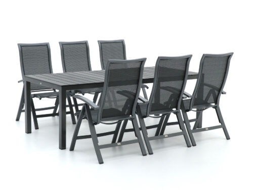 Bellagio Lugo/Fidenza 220cm dining tuinset 7-delig verstelbaar - Laagste prijsgarantie!