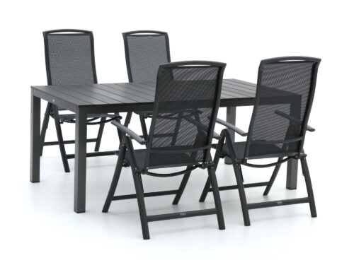 R&S Design Capri/Fidenza 180cm dining tuinset 5-delig verstelbaar - Laagste prijsgarantie!