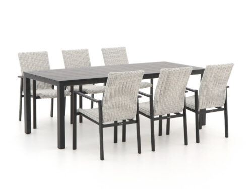 Manifesto Villongo/Menzano 220cm dining tuinset 7-delig stapelbaar - Laagste prijsgarantie!