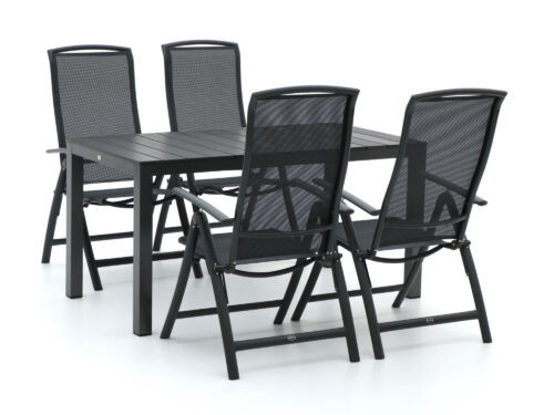 R&S Design Capri/Fidenza 145cm dining tuinset 5-delig verstelbaar - Laagste prijsgarantie!