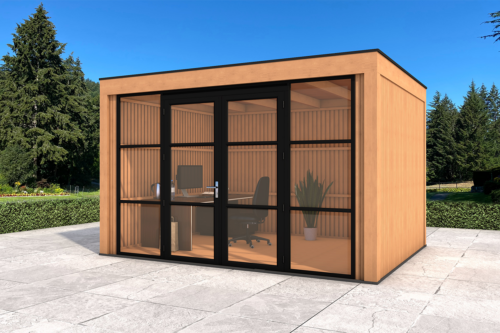 Tuinkantoor Aruba 400x300 cm - incl. isolatie en binnenvloer