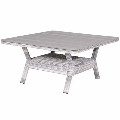 Garden Impressions Milwaukee dining tuintafel 140x140H70 cm - grijs
