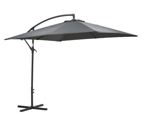 Garden Impressions Corfu zweefparasol 250 x 250 cm - zwart frame