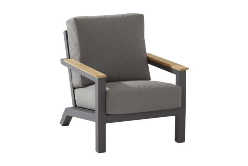 4 Seasons Outdoor Capitol loungestoel - antraciet