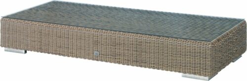 4 Seasons Outdoor Kingston salontafel 180 x 80 x 35 cm. +glas - Pure