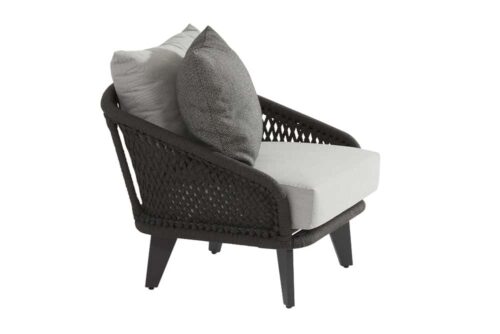 4 Seasons Outdoor Belize loungestoel - antraciet