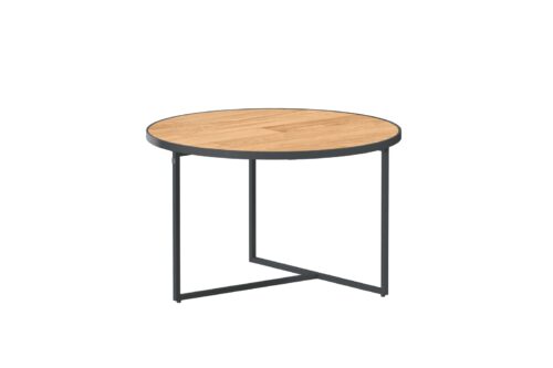 4 Seasons Outdoor Strada koffietafel ø58.5xH35 cm - alu/teak