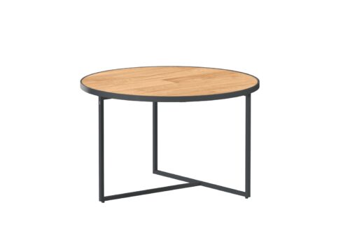 4 Seasons Outdoor Strada koffietafel ø73xH40 cm - alu/teak
